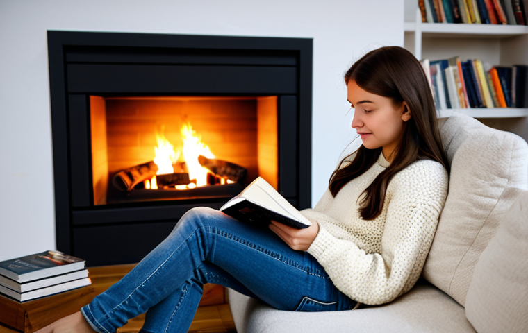 신비아파트 귀신 스토리별 인기 순위 - Cosy Evening at Home**
"A young woman wearing a warm, knitted sweater and jeans, sitting comfortabl...