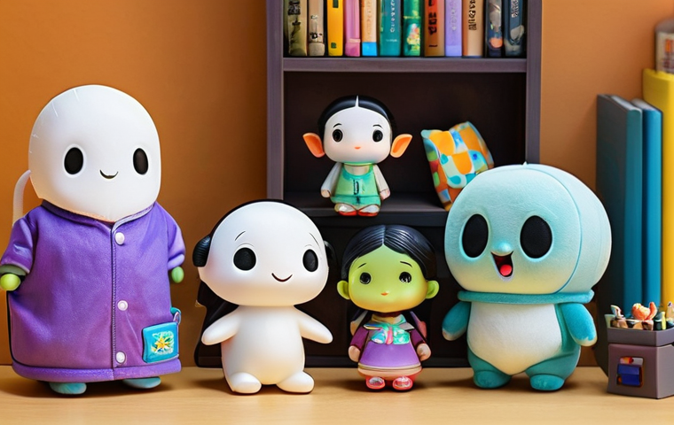신비아파트 굿즈 최신 컬렉션 - **Shinbi Apartment Merchandise Extravaganza**
A brightly lit, cheerful child's room, meticulousl...