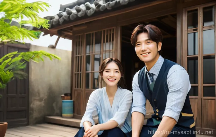 신비아파트 인물 간 갈등 분석 - **Prompt:** A reflective and subtly tense image featuring Gaeun and Leon from "Shinbi's House." They...