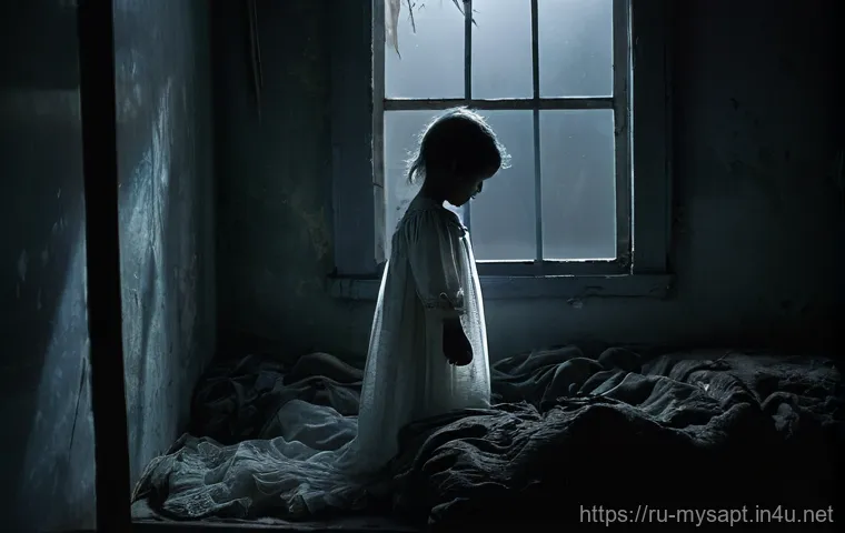 신비아파트 귀신 성우 분석 - **Piercing Shriek of the Disturbed Spirit**
    A dynamic, full-body shot of a ghost in mid-shriek, ...