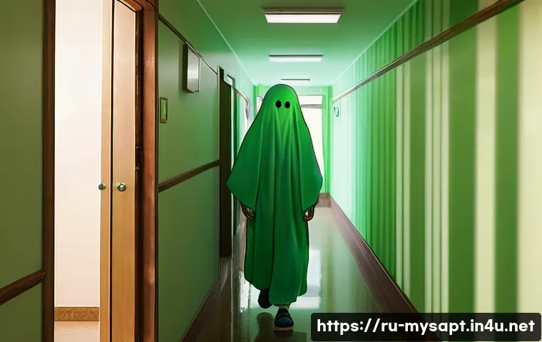 신비아파트 인기 이유 분석 - **Prompt:** A vibrant, detailed illustration of Hari, Doori, and Shinbi walking through a subtly eer...